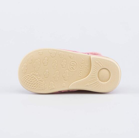 131198-11 Текстильная обувь Звездочки анатомическая для девочки розовый фото №3