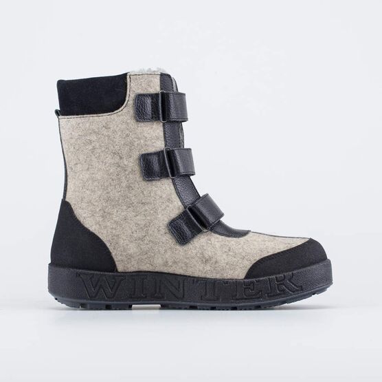 957018-42 Войлочные ботинки с подкладкой для мальчики бежевый фото №2