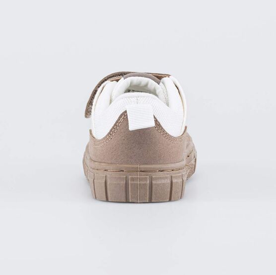 334038-12 Кеды в сеточку для мальчика для мальчики бежевый + коричневый фото №5