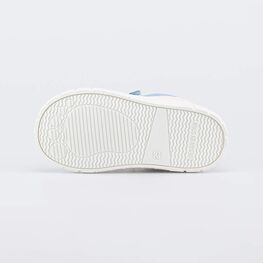 334042-12 Кеды в сеточку для девочки для девочки бежевый + голубой фото №3