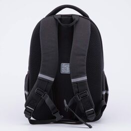 02704381-40 Рюкзак школьный с патчами-липучками (11+) для мальчики черный фото №3