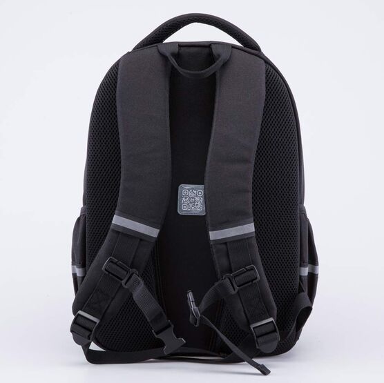 02704381-40 Рюкзак школьный с патчами-липучками (11+) для мальчики черный фото №3