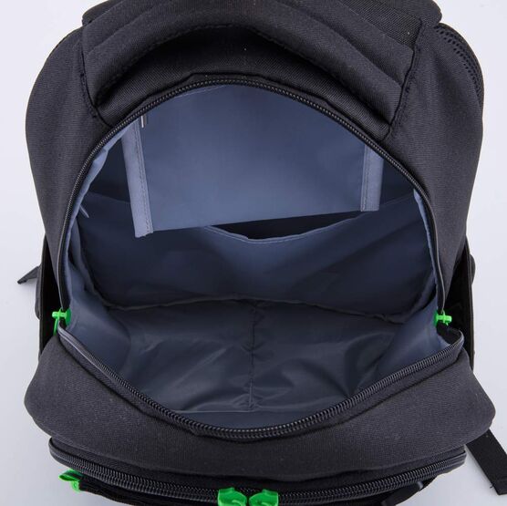 02704381-40 Рюкзак школьный с патчами-липучками (11+) для мальчики черный фото №4