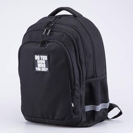 02704384-40 Рюкзак школьный черный (15+) для мальчики черный фото №2