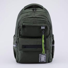 02704386-40 Рюкзак школьный темно-зеленый (15+) для мальчики темно-зеленый