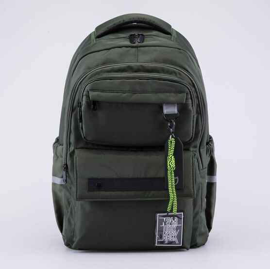 02704386-40 Рюкзак школьный темно-зеленый (15+) для мальчики темно-зеленый