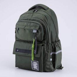 02704386-40 Рюкзак школьный темно-зеленый (15+) для мальчики темно-зеленый фото №2