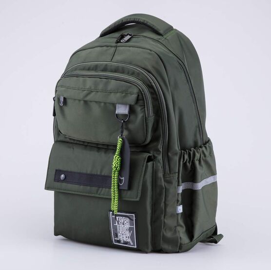 02704386-40 Рюкзак школьный темно-зеленый (15+) для мальчики темно-зеленый фото №2