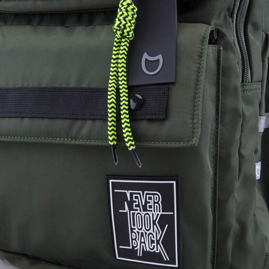 02704386-40 Рюкзак школьный темно-зеленый (15+) для мальчики темно-зеленый фото №5