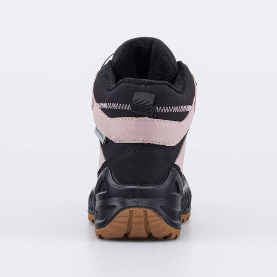 554932-41 Мембранные ботинки с Softshell и быстрой шнуровкой для девочки черный + розовый фото №5