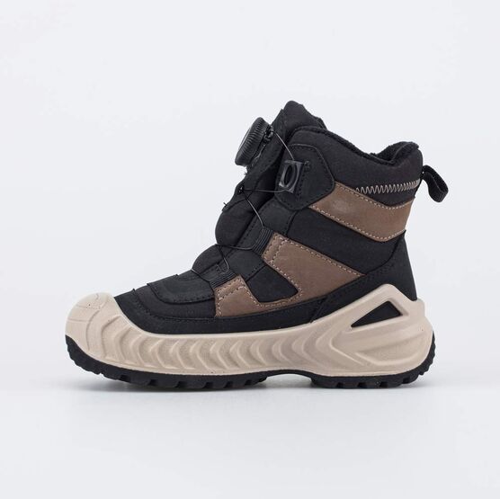 554932-42 Мембранные ботинки с Softshell и быстрой шнуровкой для мальчики черный + коричневый фото №2