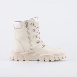 652229-51 Высокие ботинки для девочки для девочки бежевый фото №2