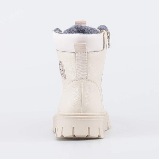 652229-51 Высокие ботинки для девочки для девочки бежевый фото №5