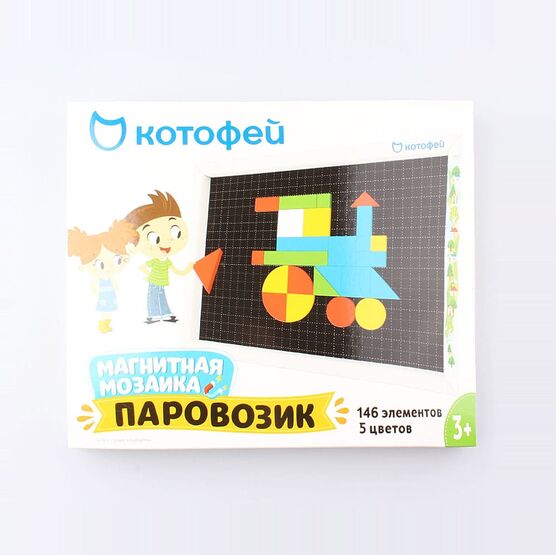 040605 Мозайка магнитная Паровозик для универсальные фото №2