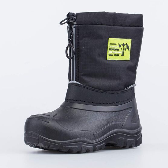664127-42 Сноубутсы с защитой от снега Мы пилоты для мальчики черный