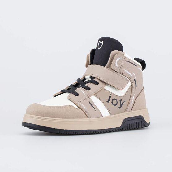 352424-12 Кожаные ботинки-кеды Радость для мальчики бежевый,черный