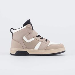 352424-12 Кожаные ботинки-кеды Радость для мальчики бежевый,черный фото №2