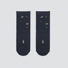 07742418-40 Носки детские Космические просторы темно-синий для мальчики темно-синий фото №2