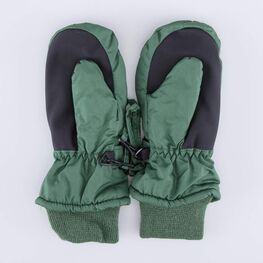 07721165-40 Варежки утепленные Футбольный мяч для мальчики оливковый фото №2