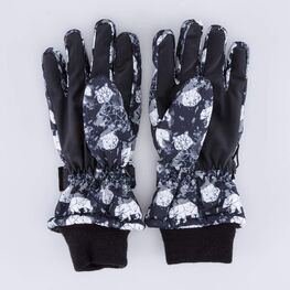 07721169-40 Перчатки утепленные Мишка на севере для мальчики черный фото №2