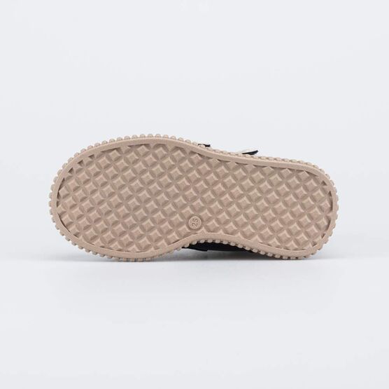 352365-33 Утепленные ботинки для девочки для девочки черный + бежевый фото №3