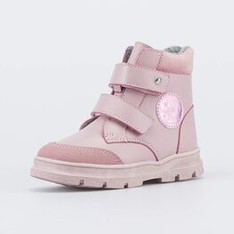352383-32 Утепленные ботинки для девочки для девочки розовый