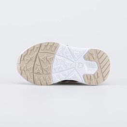 344547-13 Бежевые кроссовки на липучках для девочки бежевый + черный фото №3