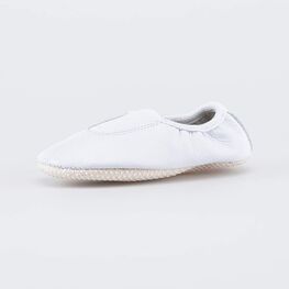 212010-01 Кожаные чешки детские белые для универсальные белый