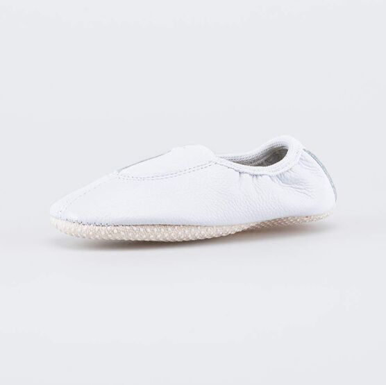 212010-01 Кожаные чешки детские белые для универсальные белый