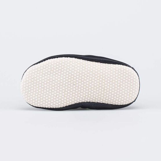 212010-02 Кожаные чешки детские черные для универсальные черный фото №3