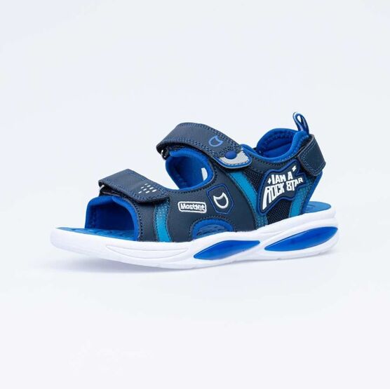 523062-11 Пляжная обувь с LED-подсветкой на подошве для мальчики светло-синий