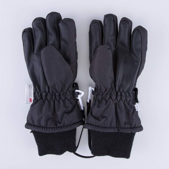 07821085-01 Мембранные перчатки с тинсулейтом черный для мальчики черный фото №2