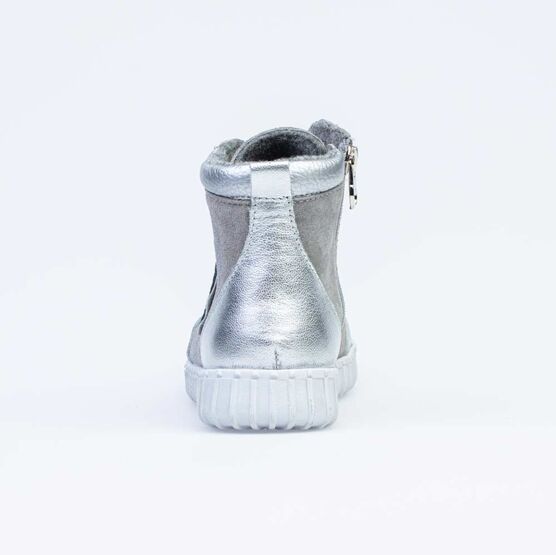 552146-31 Ботинки байка для девочки серебрист. фото №5