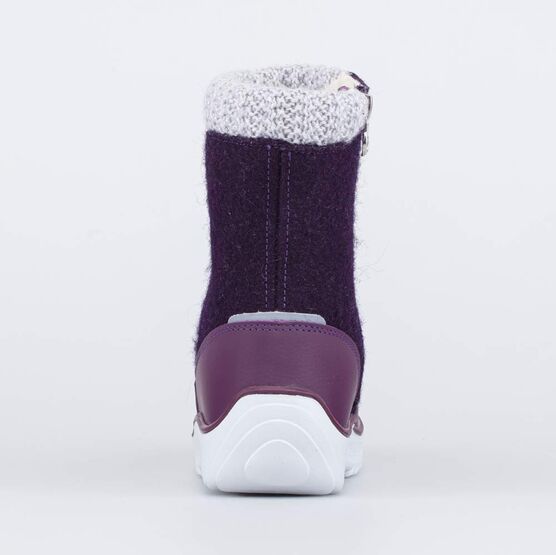 467058-41 Валенки на молнии для девочки Лесные звери для девочки фиолетовый фото №5