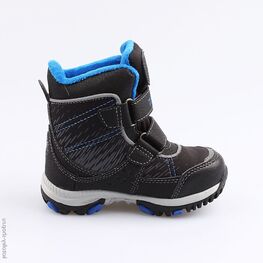 254950-45 Мембранные ботинки с LED-подсветкой для мальчики чер-син фото №2