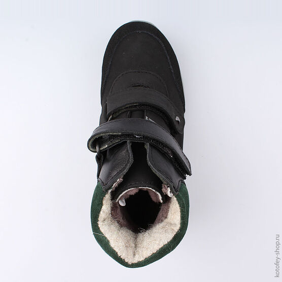 552131-53 Сапожки для мальчики черный фото №4