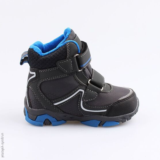 254961-42 Мембранные ботинки для мальчики сер-син фото №2
