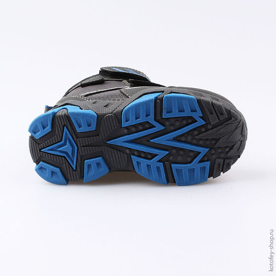 254961-42 Мембранные ботинки для мальчики сер-син фото №3