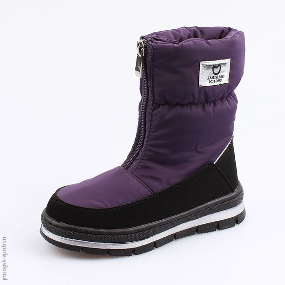 564074-42 Сапожки для девочки фиолетовый