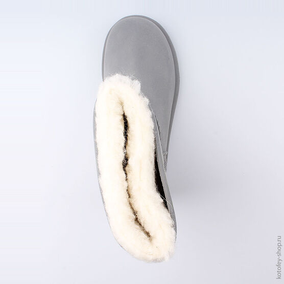 766063-44 Резиновые сапоги для девочки серый фото №4