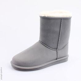 766063-44 Резиновые сапоги для девочки серый