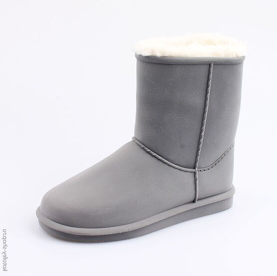 766063-44 Резиновые сапоги для девочки серый