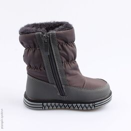 364029-42 Сапожки для мальчики серый фото №2