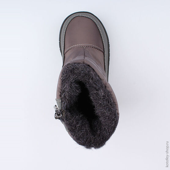 364029-42 Сапожки для мальчики серый фото №4