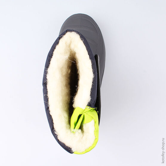 264004-41 Сноубутсы с LED-подсветкой для мальчики сер-сал фото №4