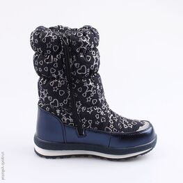 664923-42 Мембранные сапожки для девочки светло-синий фото №2