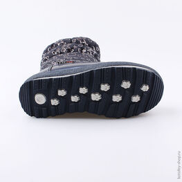 664923-42 Мембранные сапожки для девочки светло-синий фото №3