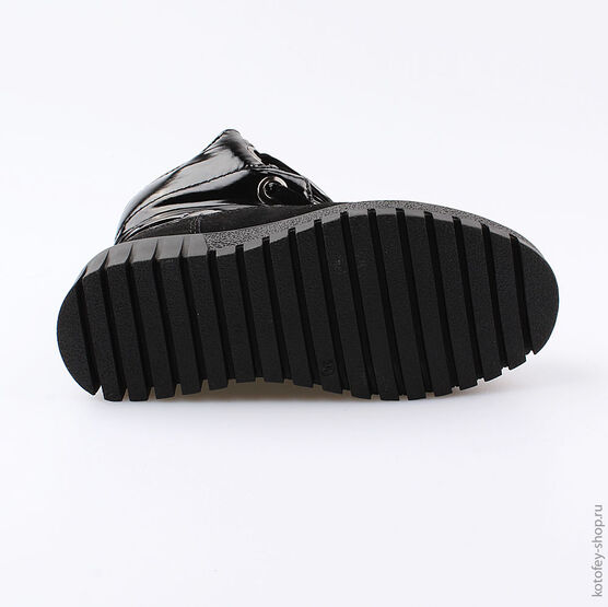 554050-41 Ботинки-дутики для девочки черный фото №3