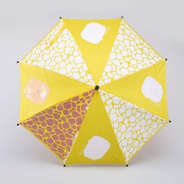 03707140-00 Зонт-трость Жираф желтый-оранжевый для мальчики желтый + оранжевый фото №2