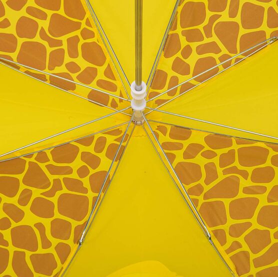 03707140-00 Зонт-трость Жираф желтый-оранжевый для мальчики желтый + оранжевый фото №3